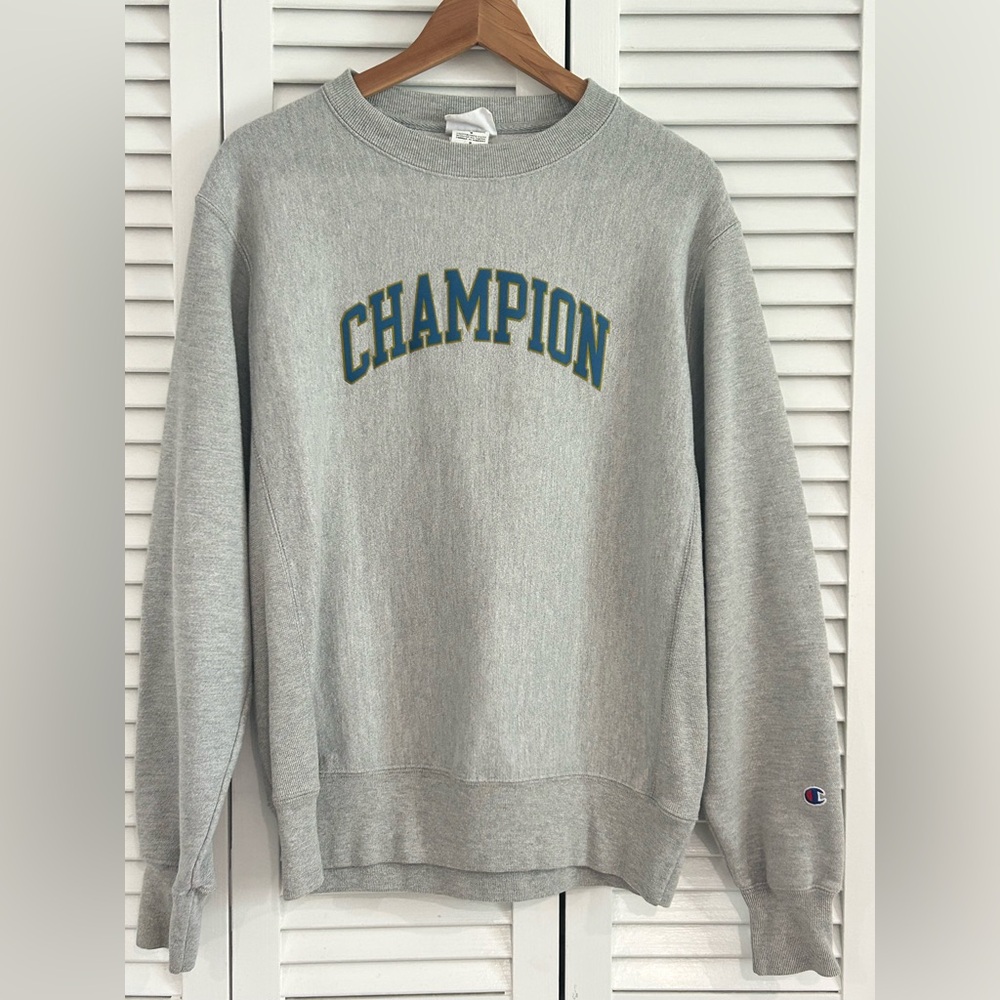 Champion Gray Men's Sweatshirt size medium
